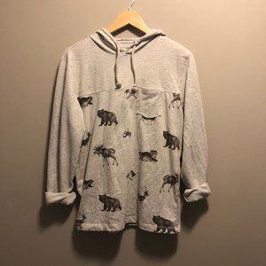 ✨ Animal Print Light Weight Hoodie